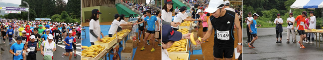 第34回兵庫神鍋高原マラソン全国大会を、バナナでサポート！