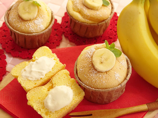 バナナのミニ生パウンドケーキ おすすめレシピ バナナはスミフル