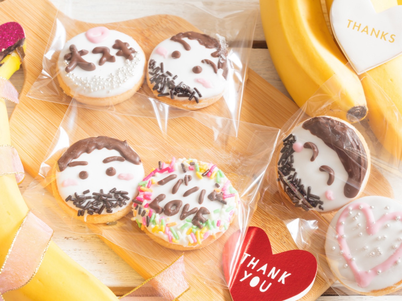 【30】似顔絵バナナクッキー