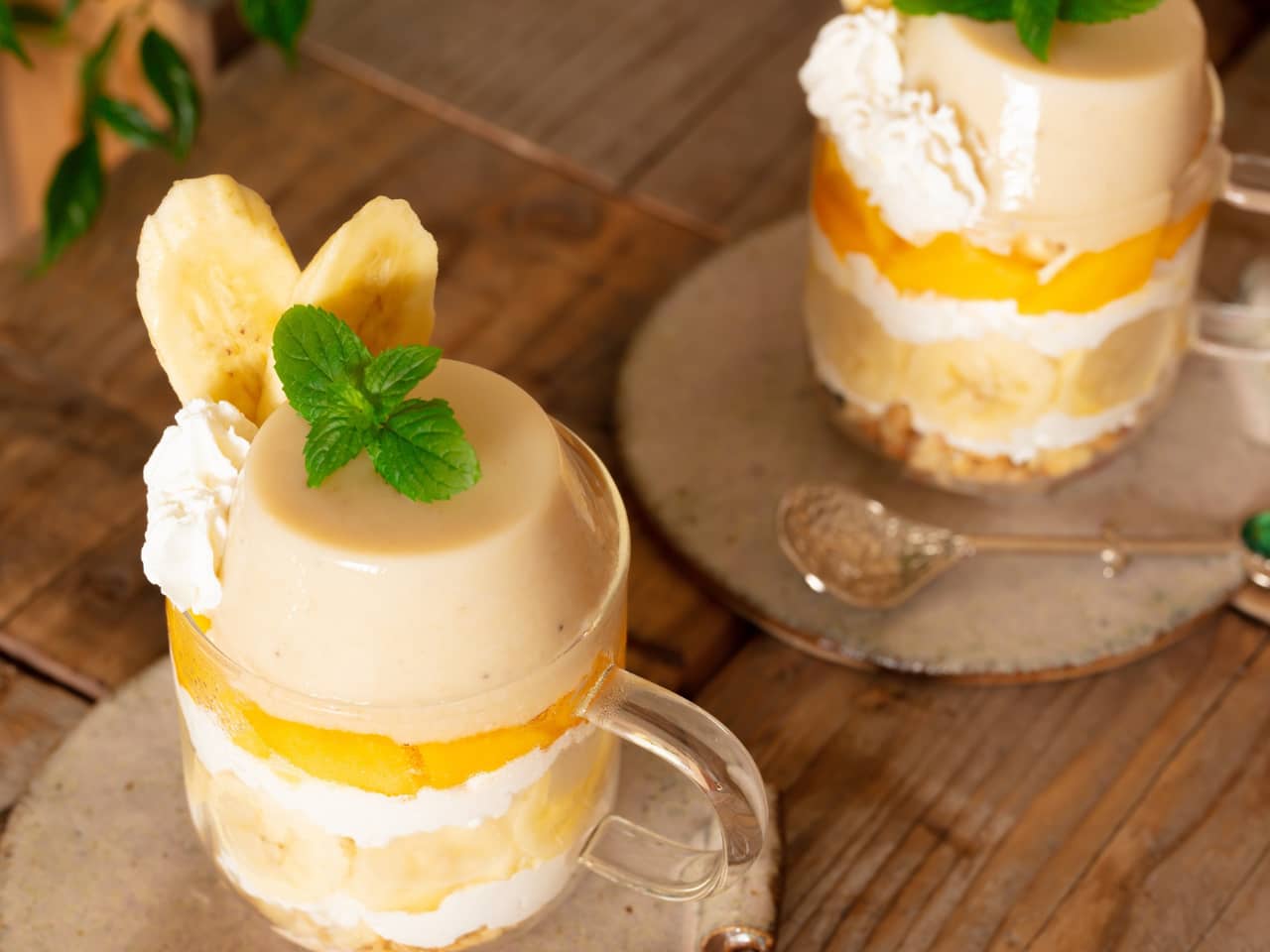 59】バナナプリンアラモード｜おすすめレシピ｜バナナはスミフル